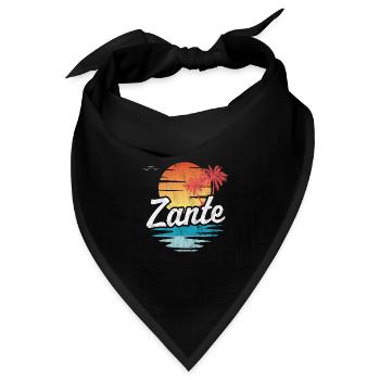 Zante - Bandana Dreieckstuch - Schwarz - Vorne