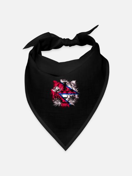 Nepal - Bandana Dreieckstuch - Schwarz