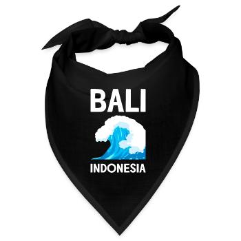 Bali - Bandana Dreieckstuch - Schwarz - Vorne