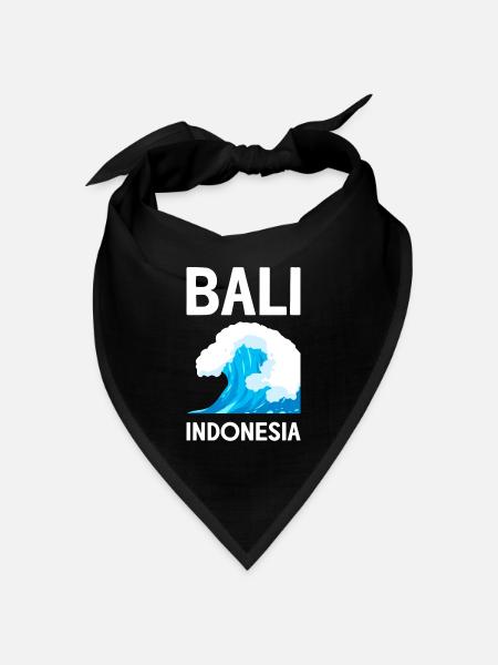 Bali - Bandana Dreieckstuch - Schwarz