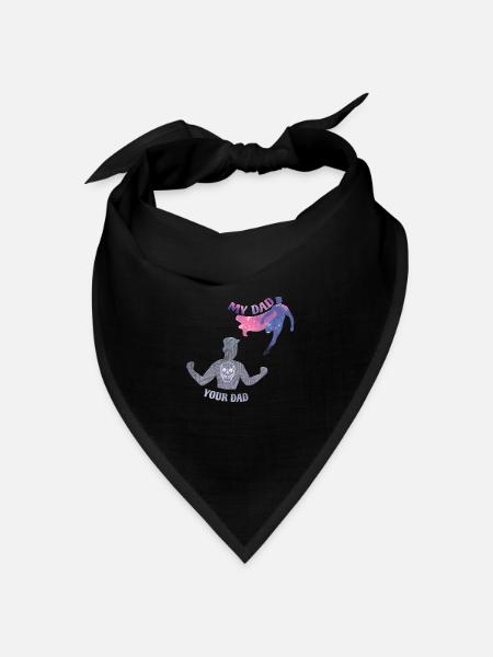 Vater - Vater - Vater - mein Vater - Bandana Dreieckstuch - Schwarz