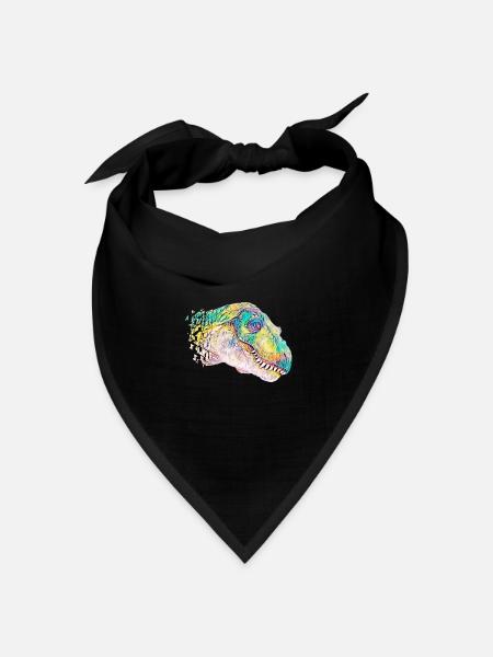 T-Rex - Bandana Dreieckstuch - Schwarz