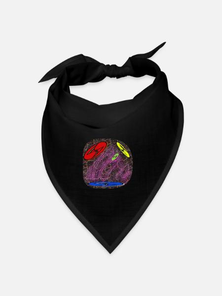 Verzauberte Hand - Shop WoW - 2023 - Bandana Dreieckstuch - Schwarz
