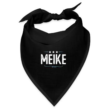 Meike - Bandana Dreieckstuch - Schwarz - Vorne