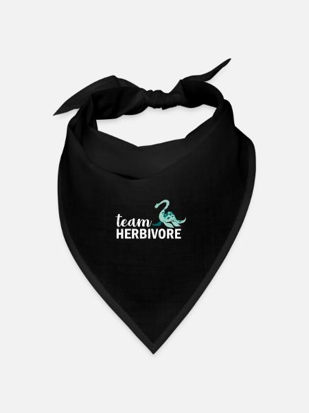 Vegan Veganer - Bandana Dreieckstuch - Schwarz