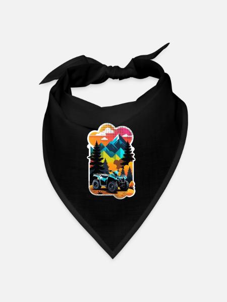 Quad & Offroad - Bandana Dreieckstuch - Schwarz