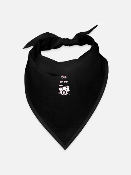 Musik - Bandana Dreieckstuch - Schwarz
