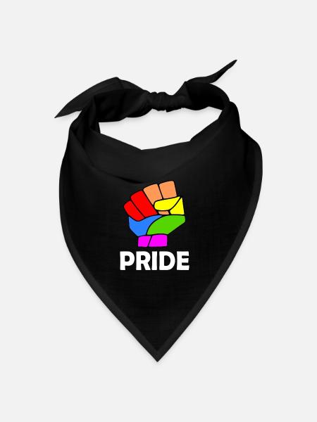Pride - Bandana Dreieckstuch - Schwarz