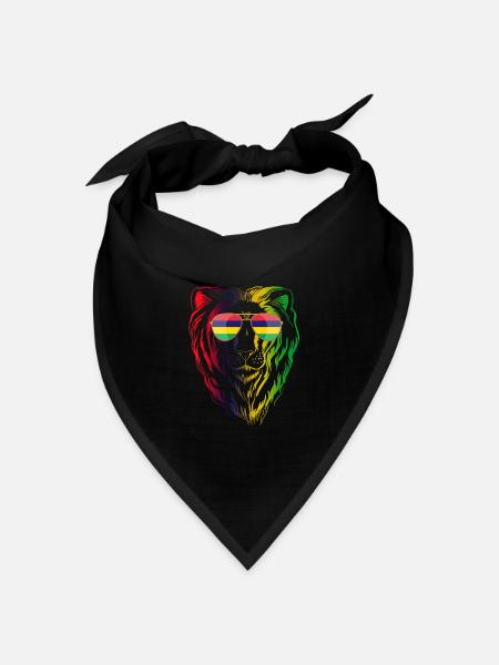 Mauritius - Bandana Dreieckstuch - Schwarz
