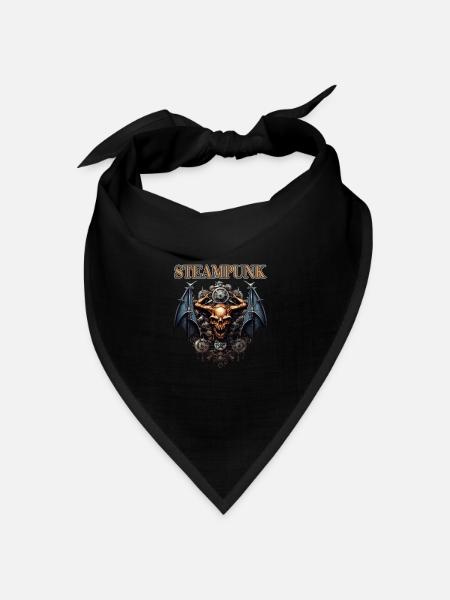 Steampunk für einen Steampunk Liebhaber - Bandana Dreieckstuch - Schwarz