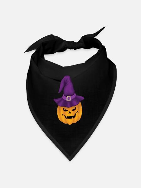 Halloween - Bandana Dreieckstuch - Schwarz