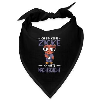 Pflegerin Geschenke Pflege Lustig Krankenpflegerin - Bandana Dreieckstuch - Schwarz - Vorne