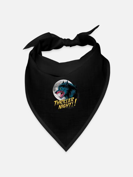 Werwolf für einen Werwolf Fan - Bandana Dreieckstuch - Schwarz