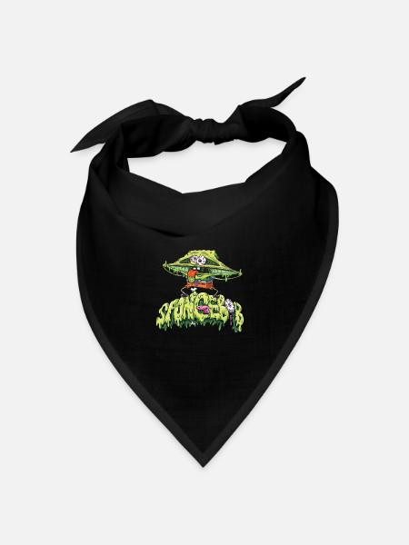Spongebob Schwammkopf Cooles Halloween-Design - Bandana Dreieckstuch - Schwarz