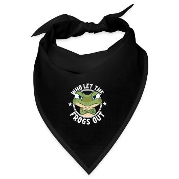 Matzah Ballin - Bandana Dreieckstuch - Schwarz - Vorne