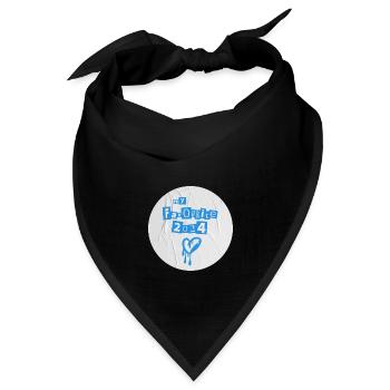 Mein Favorit 2024 - Bandana Dreieckstuch - Schwarz - Vorne