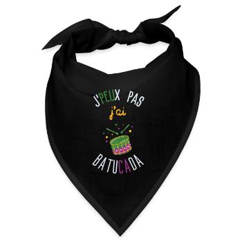 Ich kann nicht, ich habe gebaut - Bandana Dreieckstuch - Schwarz - Vorne
