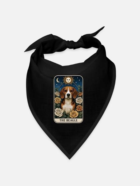 Beagle - Bandana Dreieckstuch - Schwarz