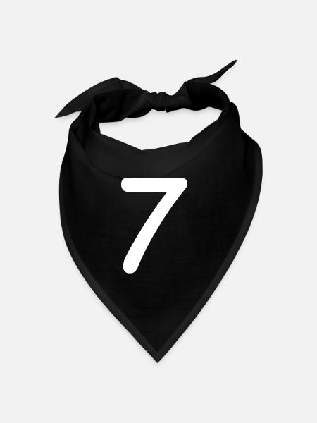 7 - Bandana Dreieckstuch - Schwarz