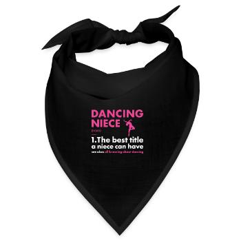 Dancer Niece Definition Dancing - Bandana Dreieckstuch - Schwarz - Vorne