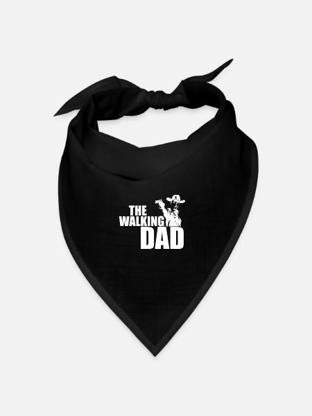 THE WALKING DAD - Bandana Dreieckstuch - Schwarz