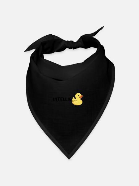 Lustig Ironie Ente Ente Sarkasmus Geschenk - Bandana Dreieckstuch - Schwarz