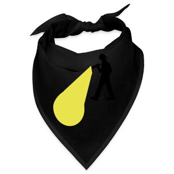 Detektiv - Bandana - Schwarz - Vorne