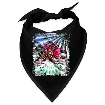 Psychedelic Power - Bandana - Schwarz - Vorne