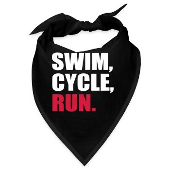 Triathlon - Bandana - Schwarz - Vorne