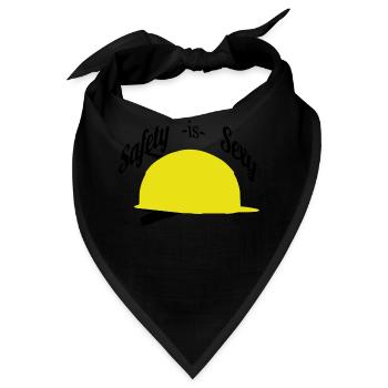 Safety is Sexy Helm - Bandana - Schwarz - Vorne