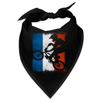 BMX Frankreich / bmx / Bmx / Bike / Fahrrad - BMX - Bandana - Schwarz - Vorne