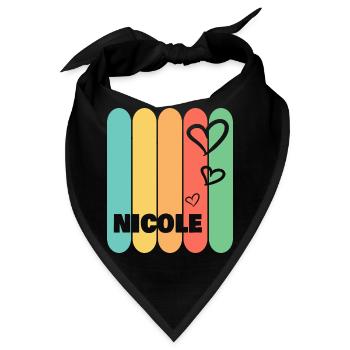 Herzen Nicole - Bandana - Schwarz - Vorne