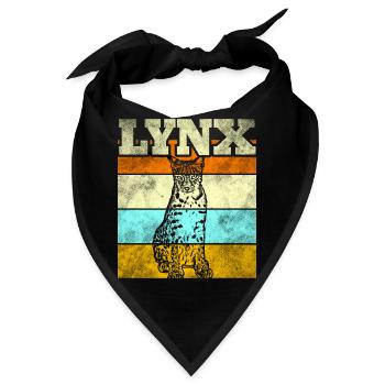 Luchs - Bandana - Schwarz - Vorne
