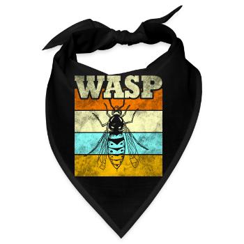 Wespe - Bandana - Schwarz - Vorne