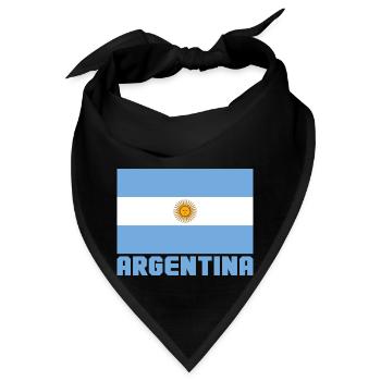 Argentinien - Bandana - Schwarz - Vorne