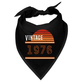 1976 - Bandana - Schwarz - Vorne