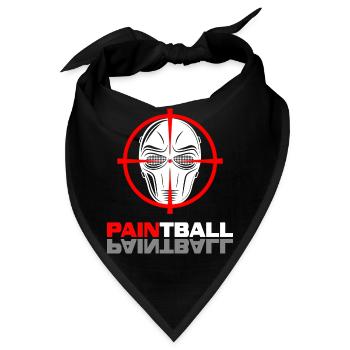 paintball paintballer gotcha - Bandana - Schwarz - Vorne
