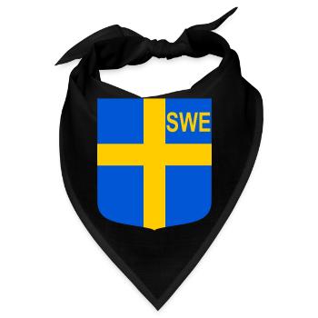ENG-Schild - Bandana - Schwarz - Vorne