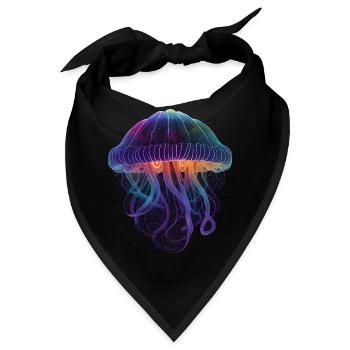 Galaxy Qualle - Bandana - Schwarz - Vorne