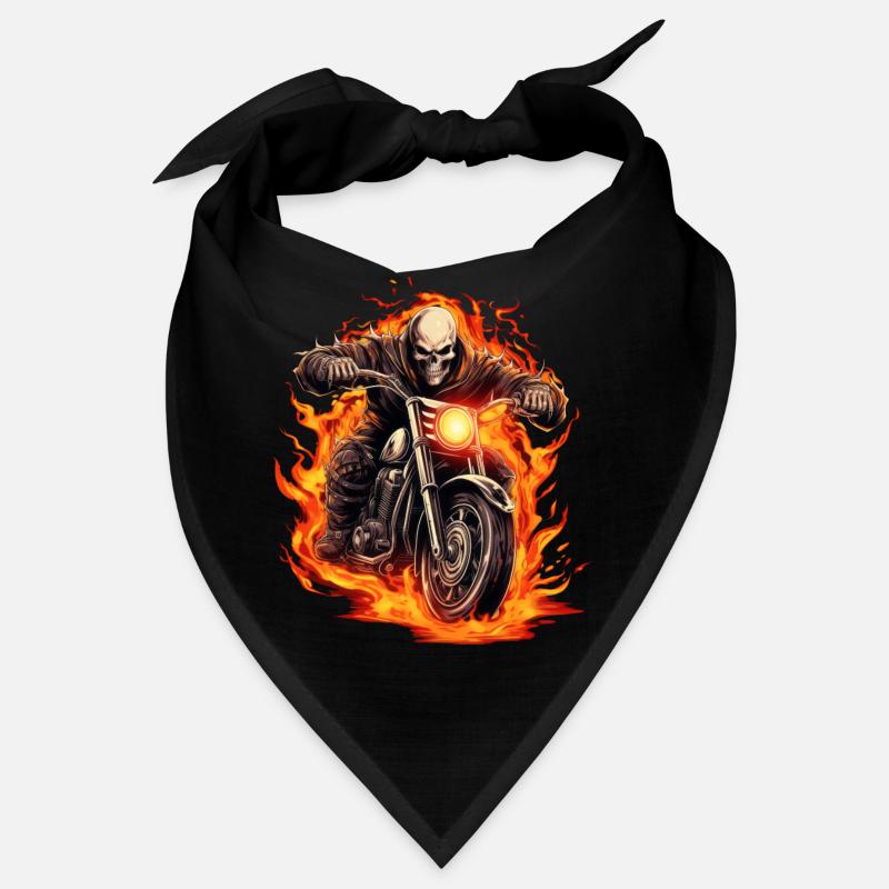 Les motocyclistes dans le feu Bandana