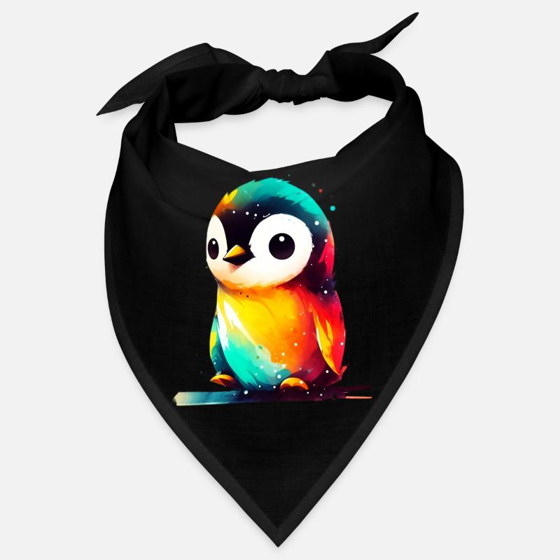 Pinguin - Bandana - Schwarz