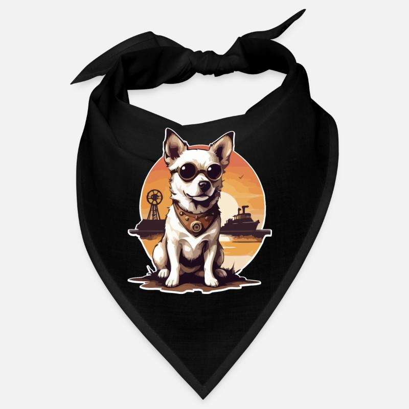 Chien steampunk Bandana