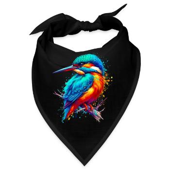 Eisvogel - Bandana - Schwarz - Vorne