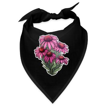 Echinacea - Bandana - Schwarz - Vorne