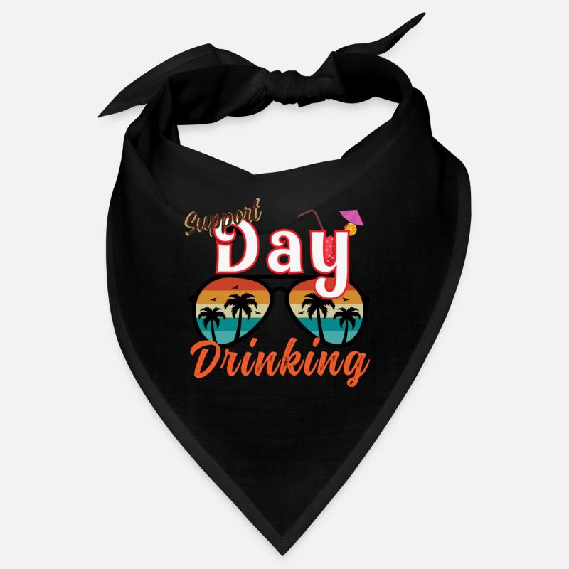 Day Drinking Palm Print Bandana