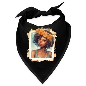 JUNGES MÄDCHEN DER INSELN - Bandana - Schwarz - Vorne