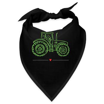 Traktor / Traktor / Traktor - Bandana - Schwarz - Vorne