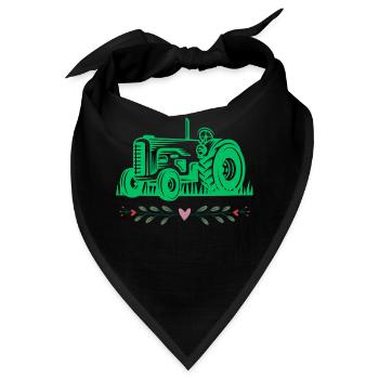 Traktor / Traktor / Traktor - Bandana - Schwarz - Vorne