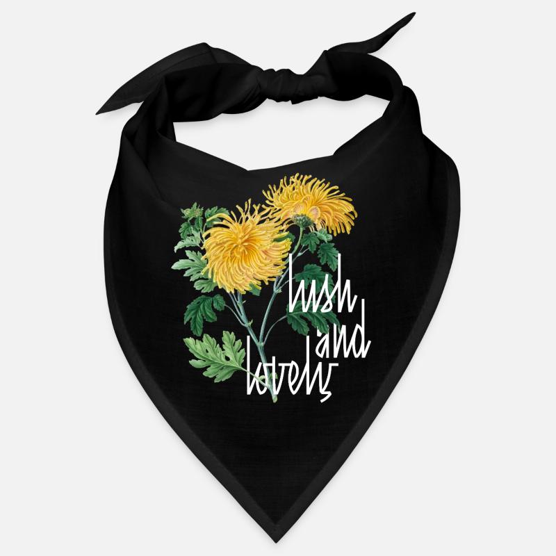 Lush and Lovely Chrysanthemums Bandana