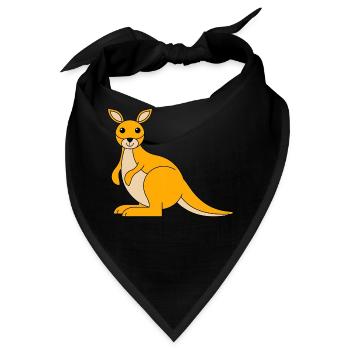 Wallaby - Bandana - Schwarz - Vorne